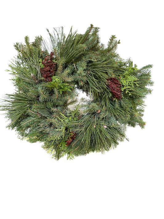Holiday Luxe Fresh Wreath